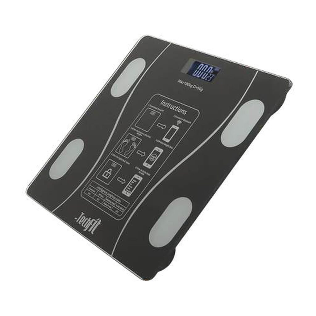 Techfit TF-1075 Bluetooth Akıllı Baskül Siyah