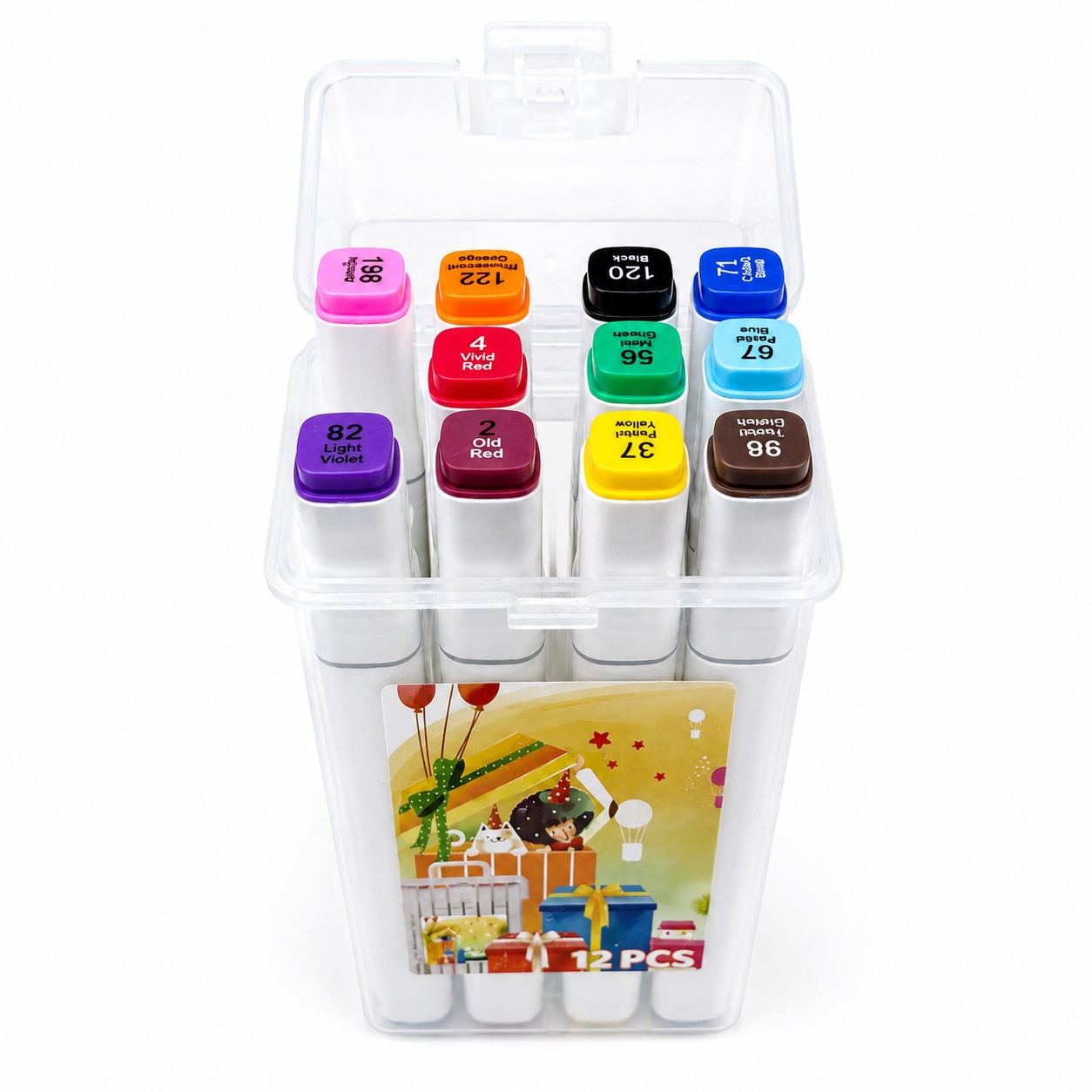 Touch Marker Sanat Kalemi Çift Taraflı 12 Renk