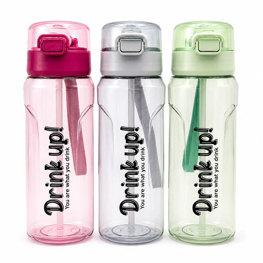Tuffex Solo Pipetli Plastik Matara 700 Ml *Koli 24