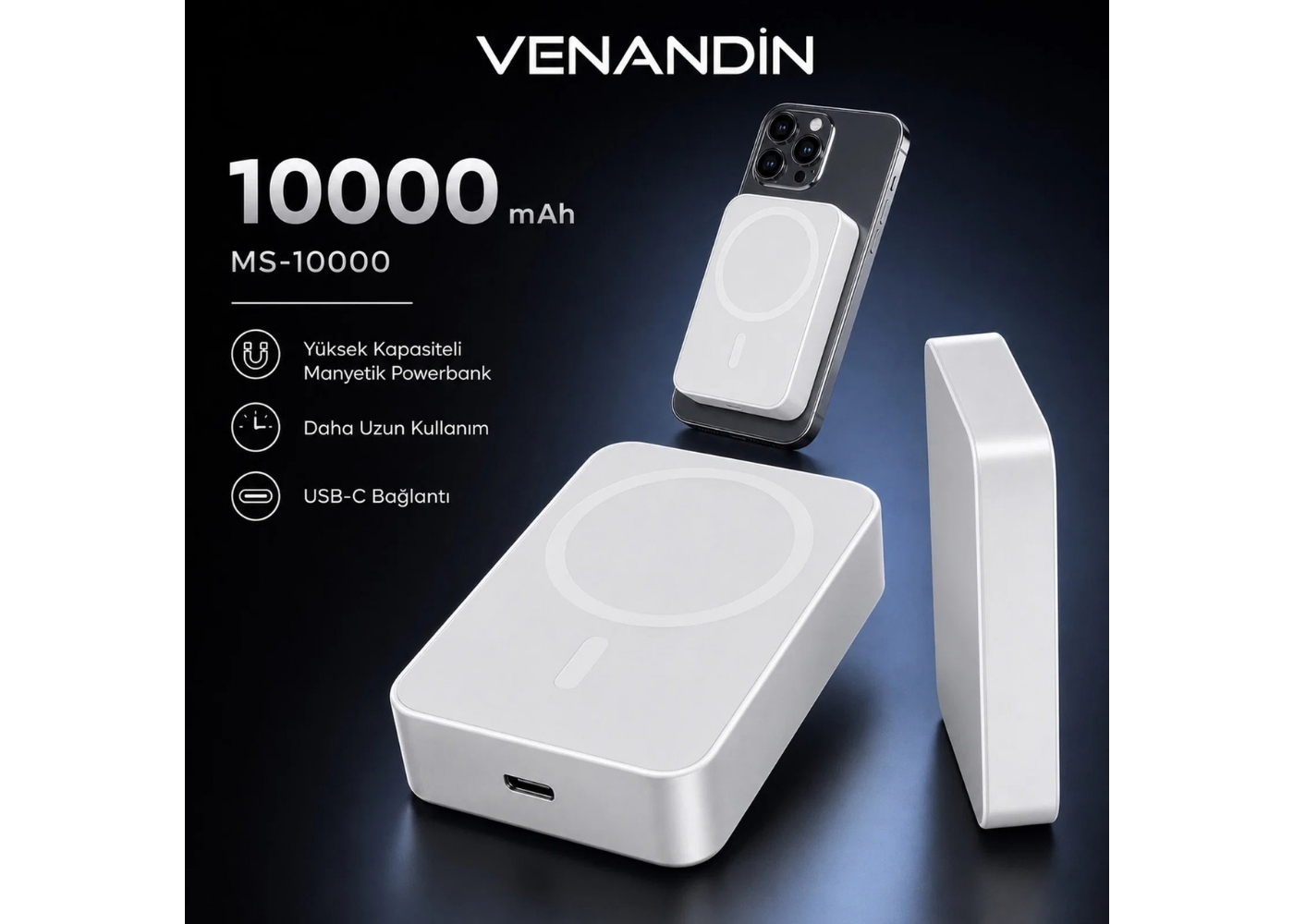 VENANDİN MS-10000 MAGSAFE POWERBANK