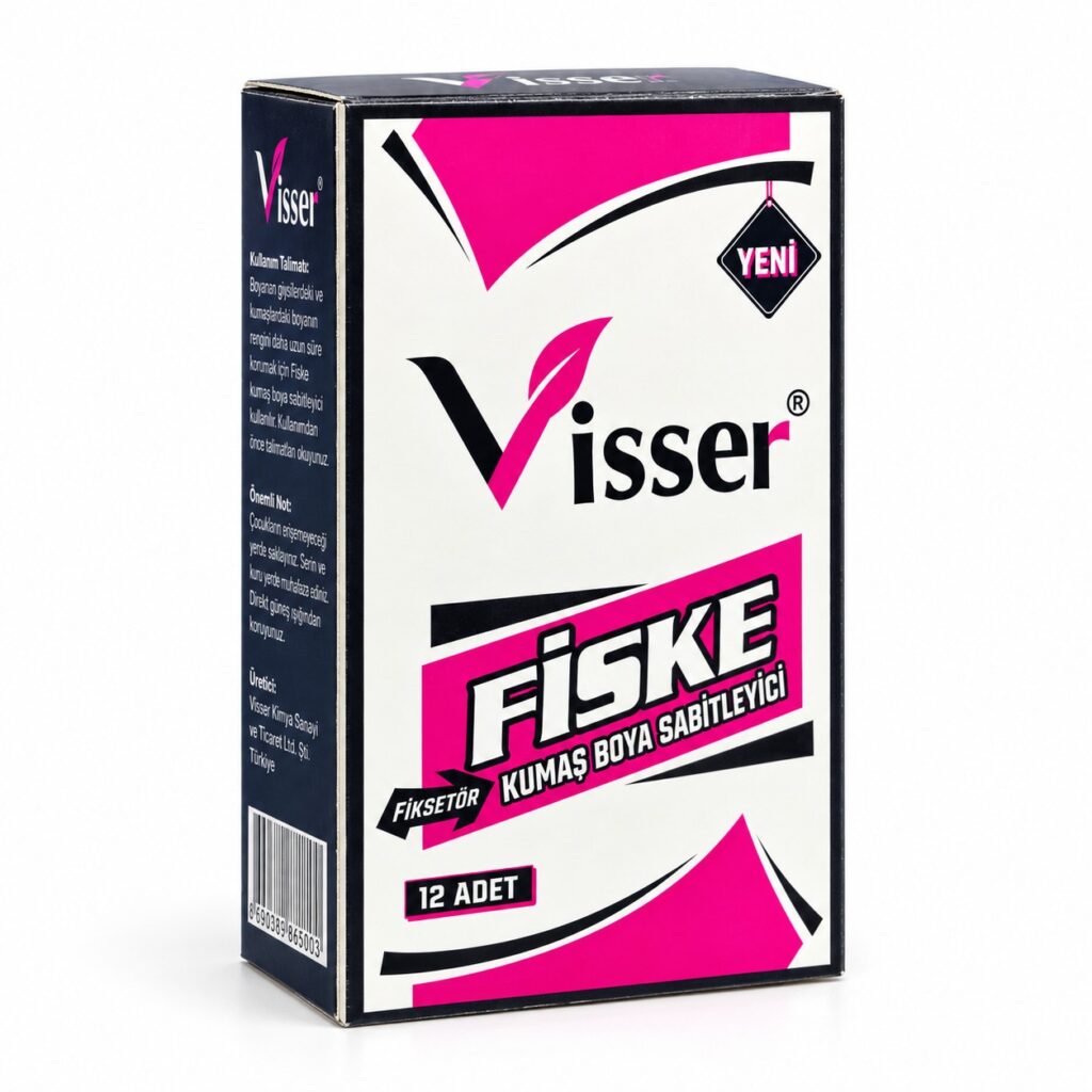 Visser Fiske Kumaş Boya Sabitleyici 12'Li