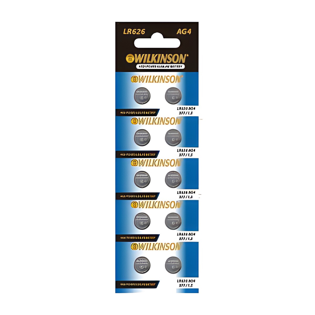 Wilkinson AG4 LR626 Alkalin Düğme Pil 10'lu Kart