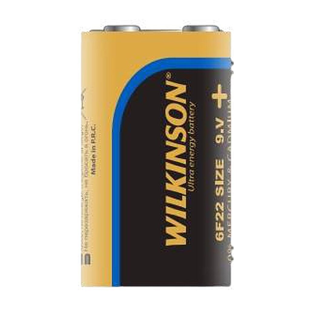 Wilkinson Çinko Karbon 9V Pil 6F22