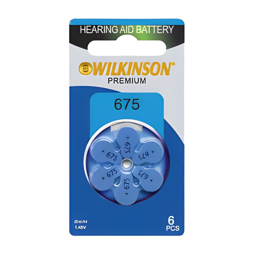 Wilkinson Kulaklık Pili No 675 6'lı