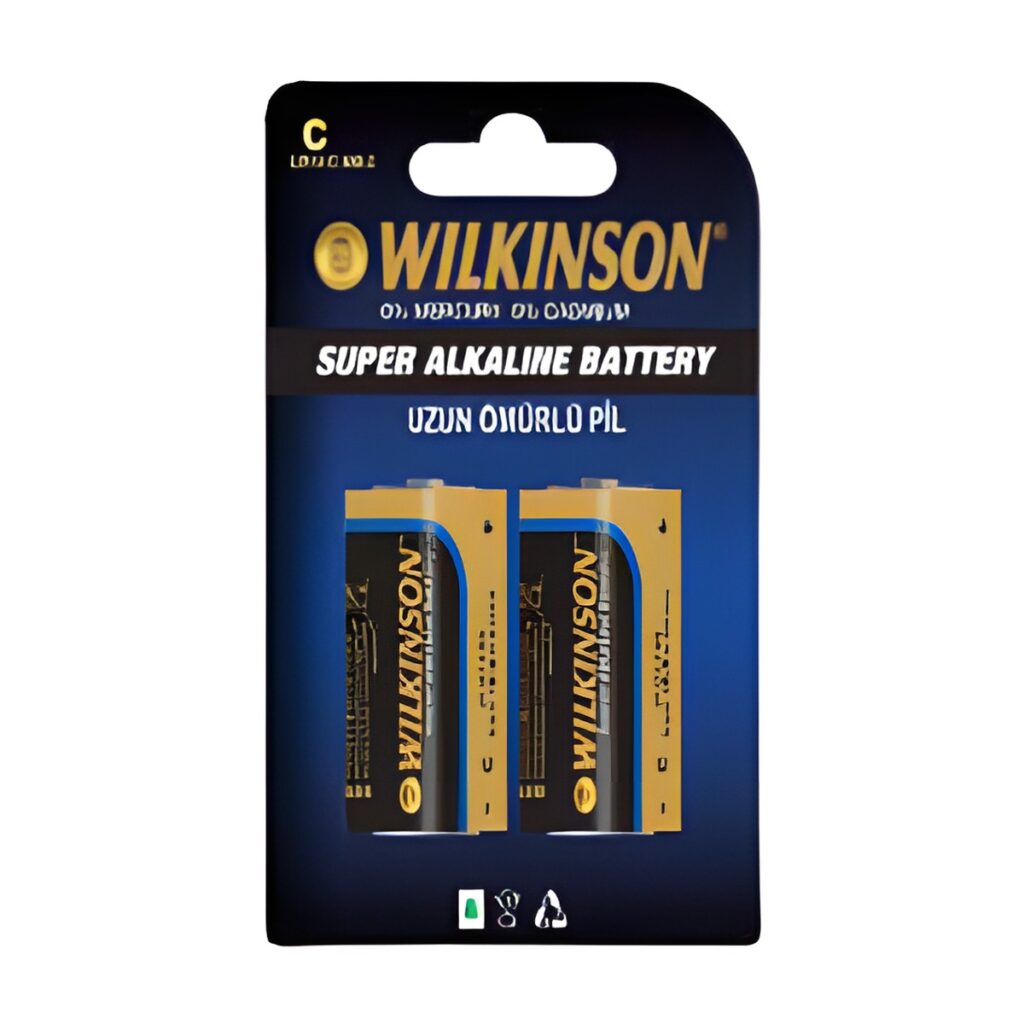 Wilkinson Süper Alkalin C LR14 Orta Boy Pil 2'li